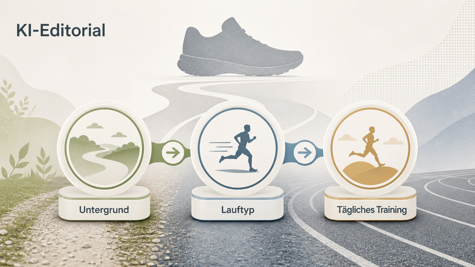 Redaktionelle Illustration zu Nike Laufschuhe im Check: Modellwahl, Einsatzbereiche und praktische Grenzen